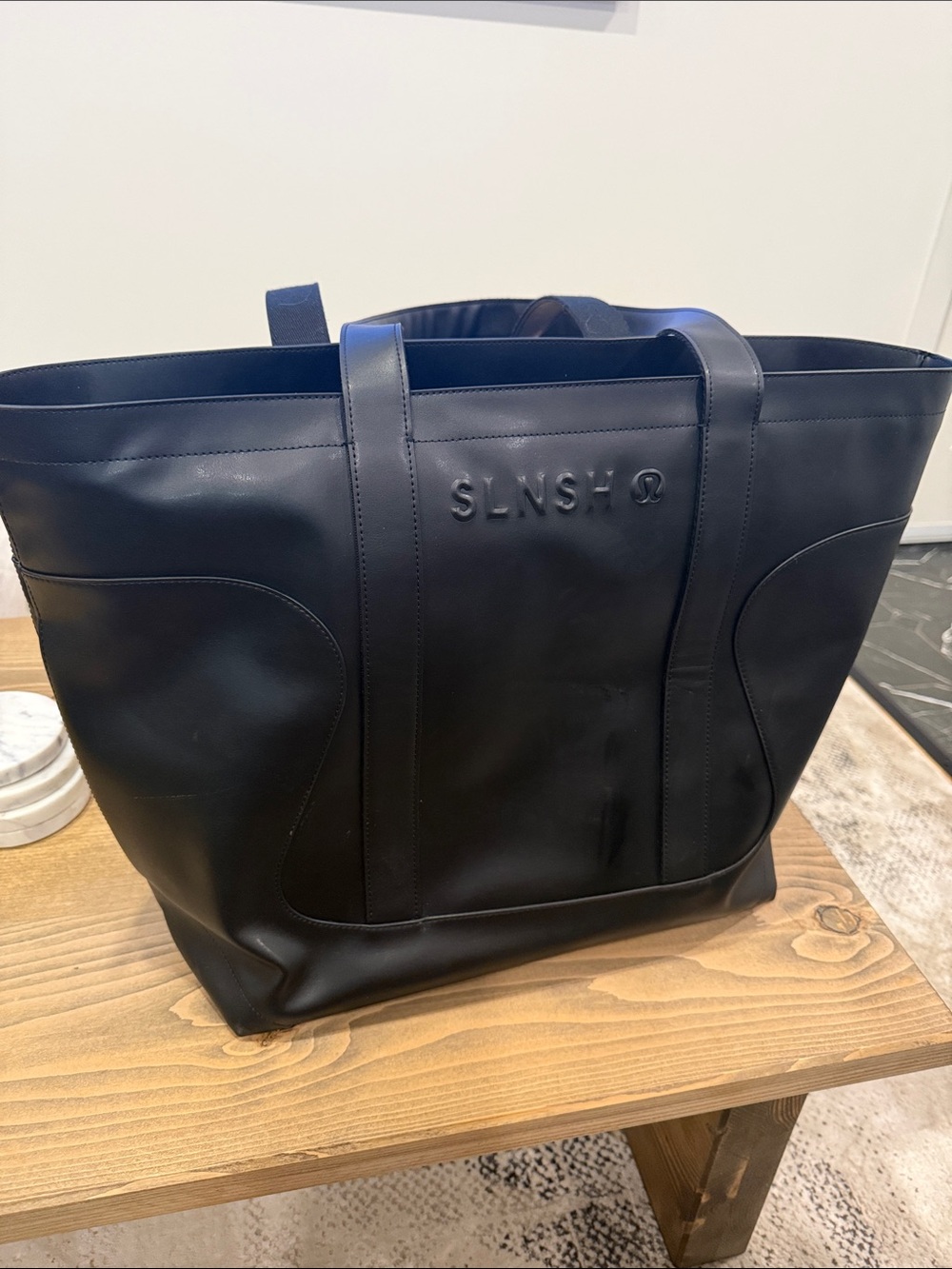 lululemon athletica Black SLNSH Structured Tote